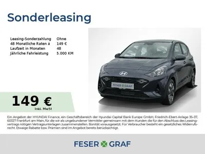 Hyundai Hyundai i10 TREND KOMFORT AT NAVI CAM SHZ LHZ CARPLAY im Auto Abo von LeasingMarkt.de