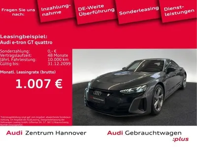 Audi Audi e-tron GT quattro Sportsitze pro vorne Matrix LED Assistenz-Paket plus 21-Zoll Bang & Olufsen im Auto Abo von LeasingMarkt.de