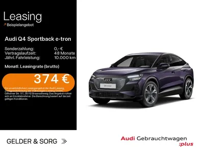 Audi Audi Q4 Sportback e-tron 45 Virtual*LED*GRA*CarPlay im Auto Abo von Mobile.de