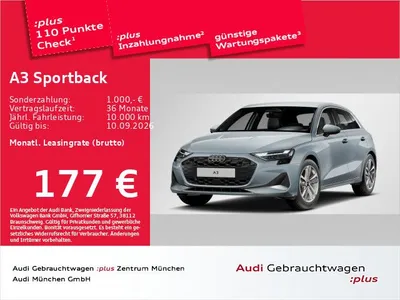 Audi Audi A3 Sportback TDI S tronic advanced Virtual+/LED/ im Leasing von Null-Leasing