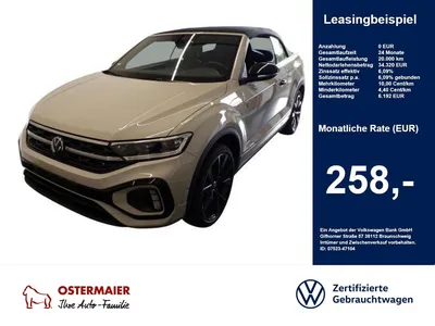 VW Volkswagen T-Roc Cabriolet R-LINE EDITION KRAMANN 1.5TSI 15 im Leasing von Null-Leasing