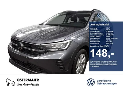 VW Volkswagen Taigo LIFE 1.0TSI 116PS NP.32T NAVI.LED.KAMERA.S im Leasing von Null-Leasing