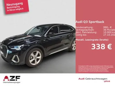 Audi Audi Q3 Sportback 35 TFSI S tronic S-line AHK+NAVI+ACC+LED+SITZHZG. im Auto Abo von LeasingMarkt.de