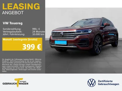 VW Volkswagen Touareg 3.0 TSI R-LINE LUFT PANO ST.HEIZ LM22 im Leasing von Null-Leasing