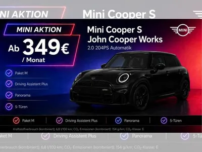 MINI MINI Cooper S John Cooper Works 5-Türen|H&K|HUD|Pano|Navi im Leasing von LeasingMarkt.de