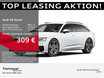Audi Audi A6 Avant 45 TFSI 2x S LINE Hud 360° MATRIX SOFTC im Auto Abo von Null-Leasing