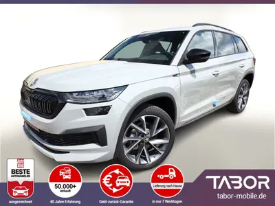 Skoda SKODA Kodiaq TSI 150 DSG Sportl 7-S Nav Matrix ACC 20Z im Auto Abo von Null-Leasing