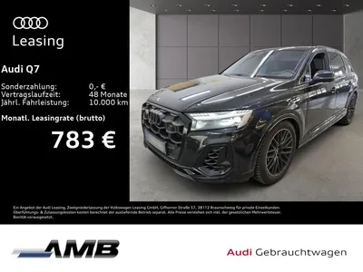 Audi Audi Q7 S line 55 TFSI Laser/Assist+/Sitzbelüft/Stand im Leasing von Null-Leasing