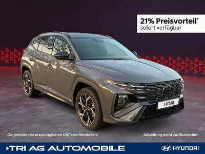 Hyundai Hyundai TUCSON FL 1.6 T-GDI (150 PS) 7-DCT 2WD N Line X im Auto Abo von Null-Leasing