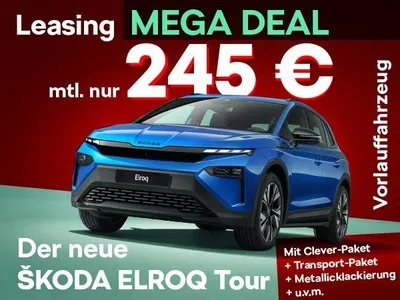 Skoda Skoda Elroq "MEGA DEAL" Mit Clever Paket # Transport Paket # u.v.m. # Vorlauffahrzeug # im Auto Abo von LeasingMarkt.de