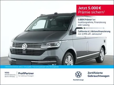 VW Volkswagen T6.1 California Ocean 4Motion DSG LED DCC AHK ACC im Auto Abo von LeasingMarkt.de