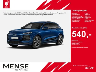 Audi Audi Q6 SUV e-tron quattro Standhzg|4xSHZG|ACC|LED|LM im Auto Abo von Null-Leasing