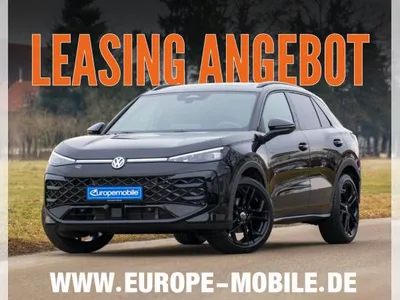 VW Volkswagen T-Roc R-Line 1.5 eTSI OPF DSG 150 (UVP 50.310€) BLACK/MATRIX/NAV/PANO/AHK/UVM. im Leasing von LeasingMarkt.de
