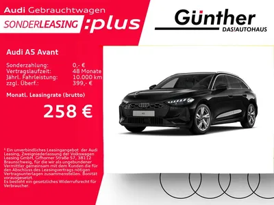 Audi Audi A5 Avant TFSI QUATTRO+WINTERRÄDER+KAMERA+LEDER+ im Leasing von Null-Leasing