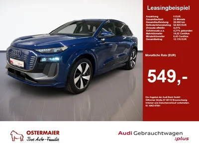 Audi Audi Q6 e-tron S-LINE QUATTRO NP:91tEUR MATRIX.BEIFAH im Leasing von Null-Leasing