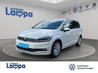 VW Volkswagen Touran Highline 2.0 TDI DSG AHK, 7-Sitzer, RFK, Navi im Auto Abo von LeasingMarkt.de