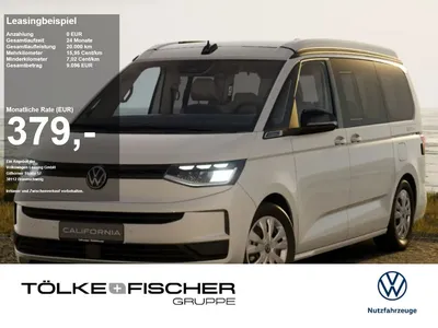 VW Volkswagen T7 California Beach Camper TDI 110 kW DSG im Leasing von Null-Leasing
