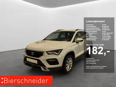 Seat Seat Ateca 1.0 TSI Style LED NAVI ACC SIDEASS PARKASS im Leasing von Null-Leasing