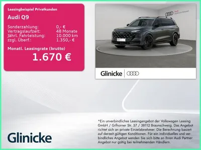 Audi Audi Q9 TDI qu S line Matrix B&O HuD Pano StandHZ AHK im Leasing von LeasingMarkt.de