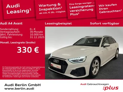Audi Audi A4 Avant S line 30 TDI S tr. STDHZG LED NAVI VIR im Auto Abo von Null-Leasing