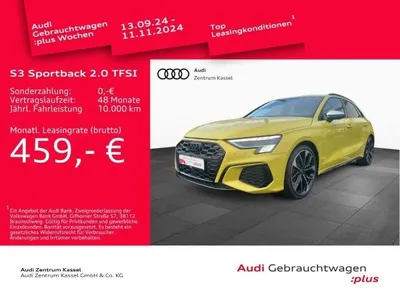 Audi Audi S3 Sportback 2.0 TFSI qu. Matrix B&O HuD Leder im Auto Abo von LeasingMarkt.de