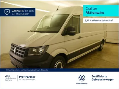 VW Volkswagen Crafter Kasten Lang Kamera AHK ParkAssist Klima ZV im Leasing von LeasingMarkt.de