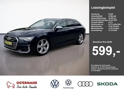 Audi Audi S6 Avant 3.0TDI 344PS QUATTRO B&O.MATRIX.STANDHZ im Leasing von Null-Leasing