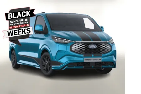 Ford E-Transit Custom 218 Sport 340L2 AHK SHZ Nav 19Z Auto-Abo privat im Auto Abo von Autohaus Tabor