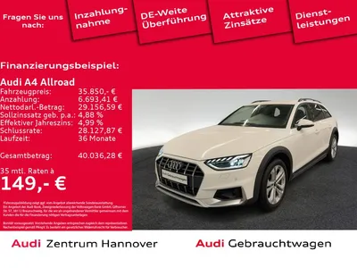 Audi Audi A4 allroad 40 TDI quattro Kamera AHK virtual LED im Auto Abo von Null-Leasing