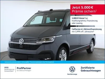 VW Volkswagen T6.1 California Ocean Edition 4Motion AHK Navi LED im Auto Abo von LeasingMarkt.de