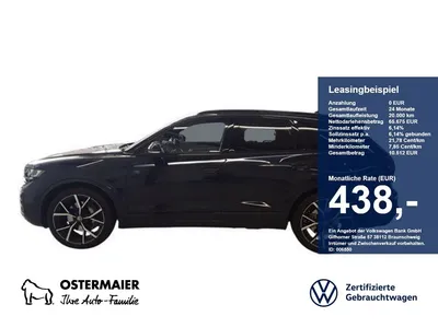 VW Volkswagen Touareg R-LINE BLACK STYLE 3.0TSI 340PS NP.114T im Leasing von Null-Leasing