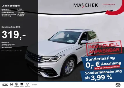 VW Volkswagen Tiguan R *Sonderleasing* *AKRAPOVIC* Pano Leder im Auto Abo von Null-Leasing