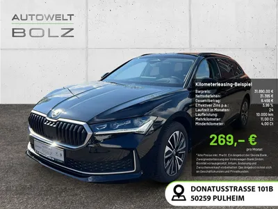 Skoda Skoda Superb Combi 2.0 TDI Selection MATRIX-LED AHK im Leasing von Null-Leasing