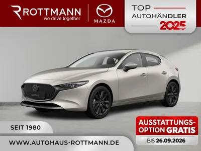 Mazda Mazda 3 2027 186ps Aut TAKUMI Rot-Leder 360°K BOSE NAV im Leasing von Null-Leasing