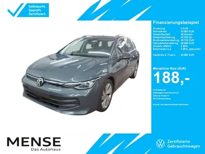 VW Volkswagen Golf VIII Variant 1.5 TSI Life CarPlay|AHK|ACC im Auto Abo von Null-Leasing