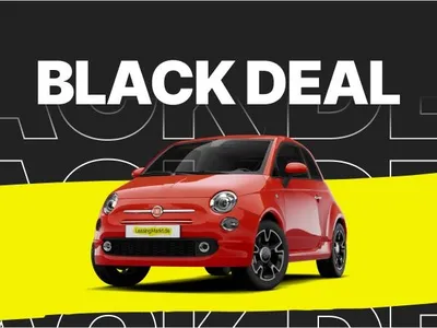 Fiat Fiat 500 RED | König Black Deals 2024 🖤 | Mit Glasdach | 300 € Sparen bei Abholung im Auslieferungszentrum im Auto Abo von LeasingMarkt.de