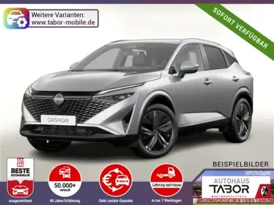 Nissan Nissan Qashqai AT Tekna Pano HUD eHk SHZ ACC 19"LM Nav im Leasing von 9Drive