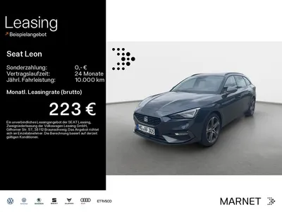 Seat Seat Leon Sportstourer FR 110 KW *DSG*RFK*MATRIX*AHK* im Leasing von Null-Leasing