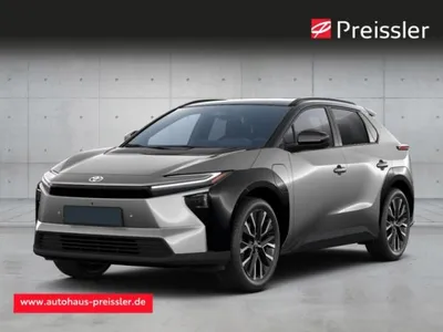 Toyota Toyota bZ4X bz4X FWD Lounge Panorama Navi Memory Sitze Soundsystem JBL 360 Kamera Klimasitze LED im Leasing von LeasingTime