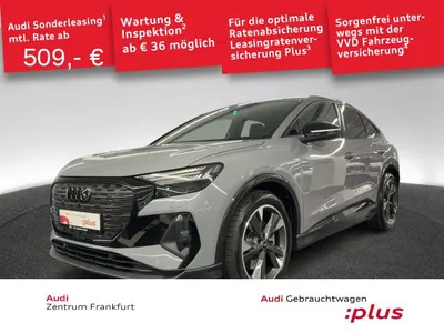 Audi Audi Q4 55 e-tron Sportback S-LINE 360+HUD+AHK+SONOS+ im Leasing von Null-Leasing