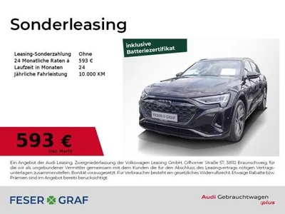 Audi Audi Q8 e-tron 55 qu S line Int. HuD Matrix Navi 360° im Auto Abo von LeasingMarkt.de