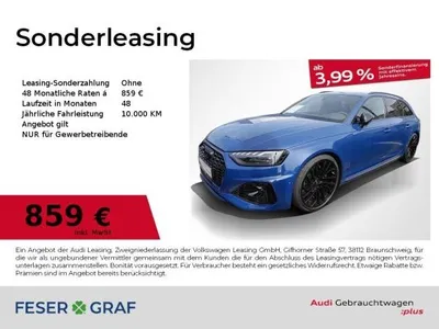 Audi Audi RS4 Avant HUD B&O ACC RS-Abgas Matrix im Auto Abo von LeasingMarkt.de