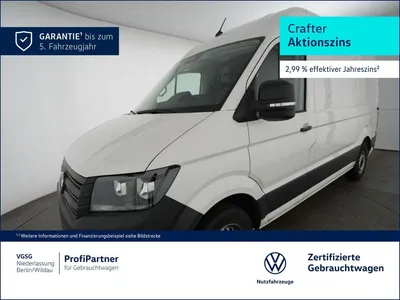 VW Volkswagen Crafter Kasten Mittel Vorb.AHK Sitzhzg Bluetooth im Leasing von Null-Leasing