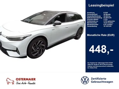 VW Volkswagen ID.7 Tourer GTX 340PS 4M NP.81T ACC.5J-G.WÄRMEPU im Leasing von Null-Leasing