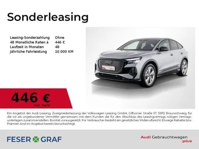 Audi Audi Q4 e-tron Q4 Sportback 45 e-tron S line Ext. AHK Navi im Auto Abo von LeasingMarkt.de