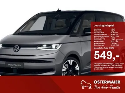 VW Volkswagen T7 Multivan Edition 2.0 TDI DSG AHK,LED-MATRIX,ACC,NAVI,KAMERA im Auto Abo von LeasingMarkt.de