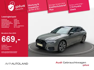 Audi AUDI A6 Avant 45 TFSI quattro S tronic S line | PANO im Auto Abo von Null-Leasing