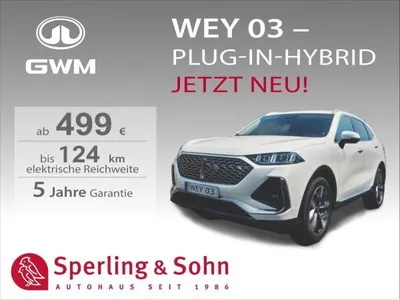 GWM GWM WEY 03 LUXURY 4WD ALLRAD ❗ ✔️SOFORT LIEFERBAR❗ ✔️Massage-Sitze, Winter-Paket, Panorama-Schiebedach✔️ 0,5%-B im Auto Abo von LeasingMarkt.de