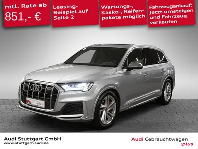 Audi Audi SQ7 TFSI quattro Head Up Matrix Massage AHK 20'' im Leasing von Null-Leasing