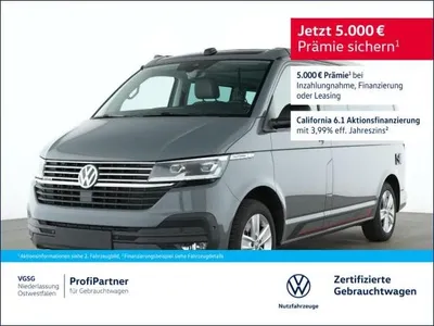 VW Volkswagen T6.1 California Ocean Edition AHK Navi Bluetooth im Auto Abo von LeasingMarkt.de